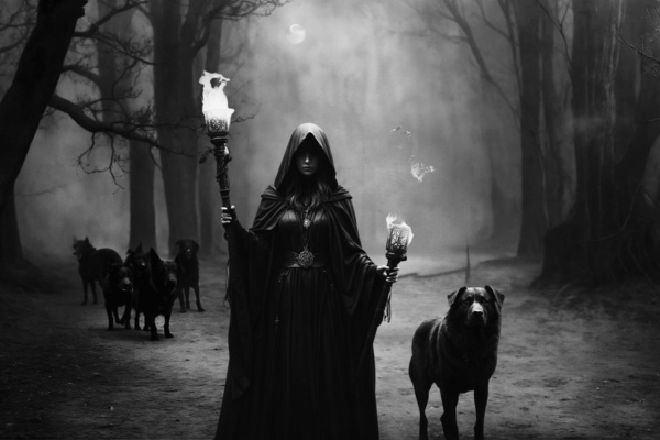 Hecate at the crossroads.