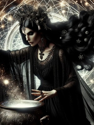 Hecate showing her powers.